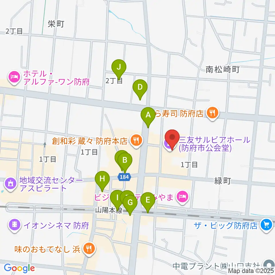 三友サルビアホール周辺の駐車場・コインパーキング一覧地図