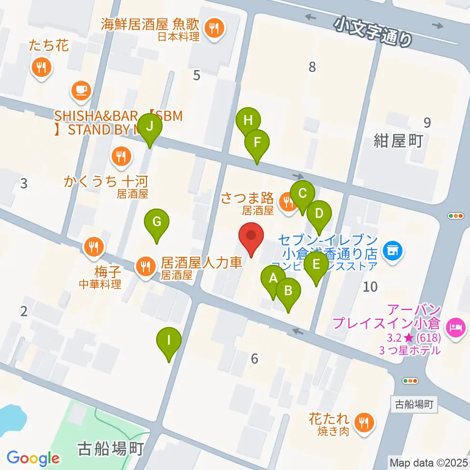 小倉UN kokura周辺の駐車場・コインパーキング一覧地図
