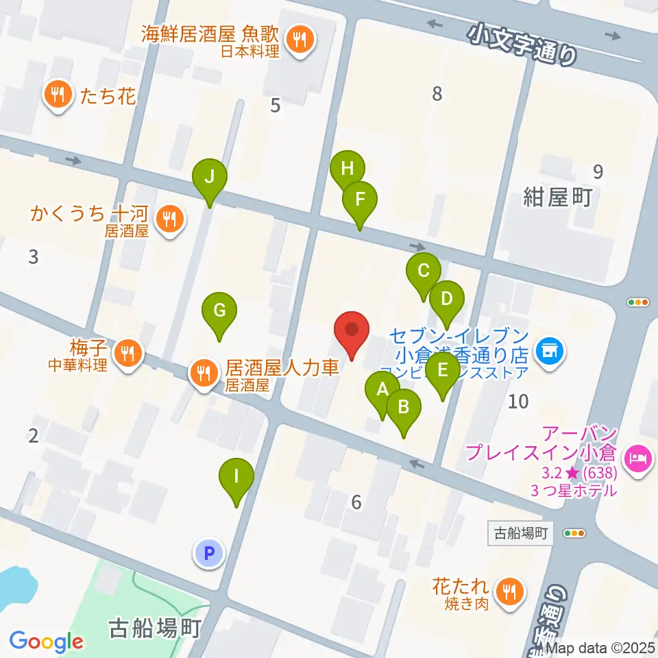 小倉UN kokura周辺の駐車場・コインパーキング一覧地図