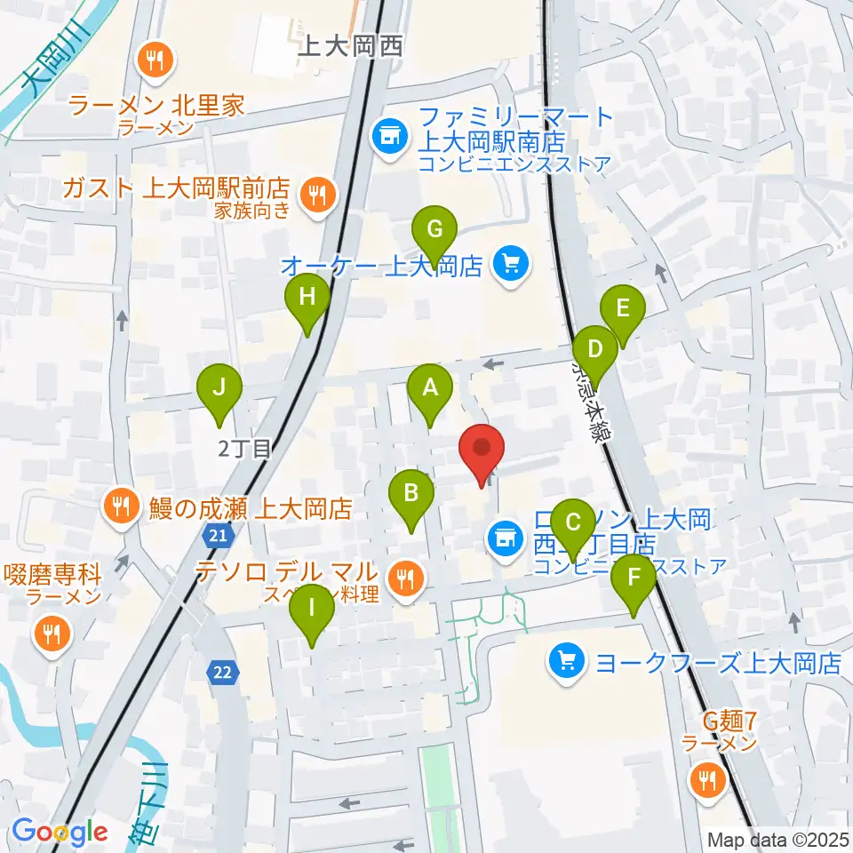 上大岡ギタースクール周辺の駐車場・コインパーキング一覧地図