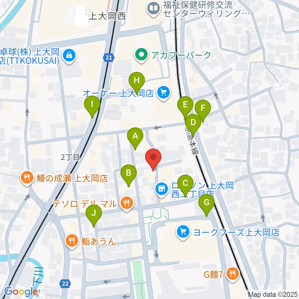 上大岡ギタースクール周辺の駐車場・コインパーキング一覧地図