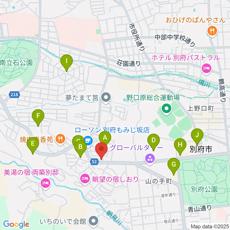 サンシティー音楽院周辺の駐車場・コインパーキング一覧地図