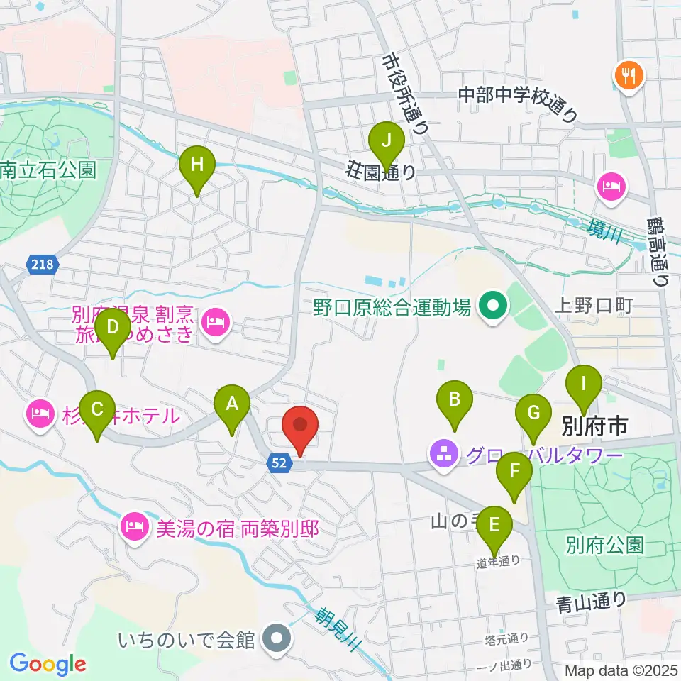 サンシティー音楽院周辺の駐車場・コインパーキング一覧地図