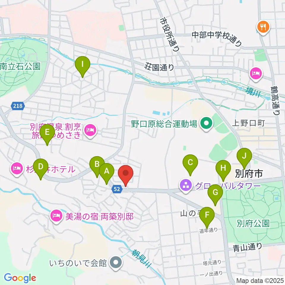 サンシティー音楽院周辺の駐車場・コインパーキング一覧地図
