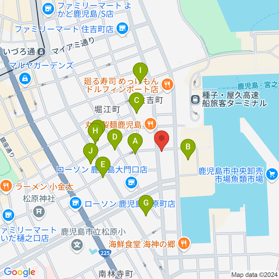 Sitieraホール周辺の駐車場・コインパーキング一覧地図