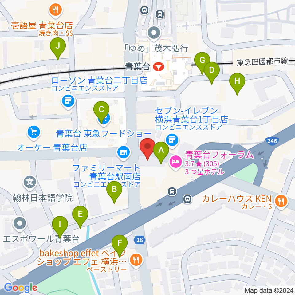 井桁ギター教室周辺の駐車場・コインパーキング一覧地図