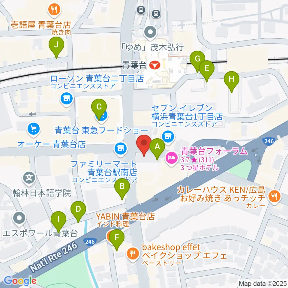 井桁ギター教室周辺の駐車場・コインパーキング一覧地図