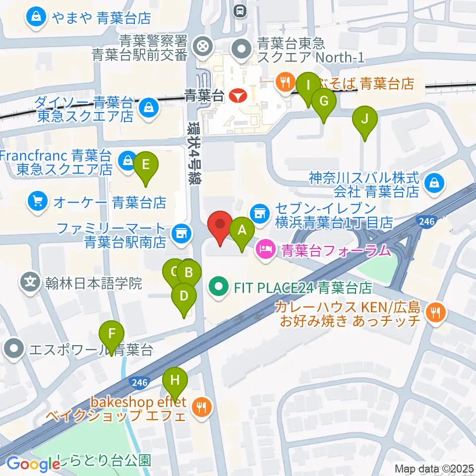 井桁ギター教室周辺の駐車場・コインパーキング一覧地図