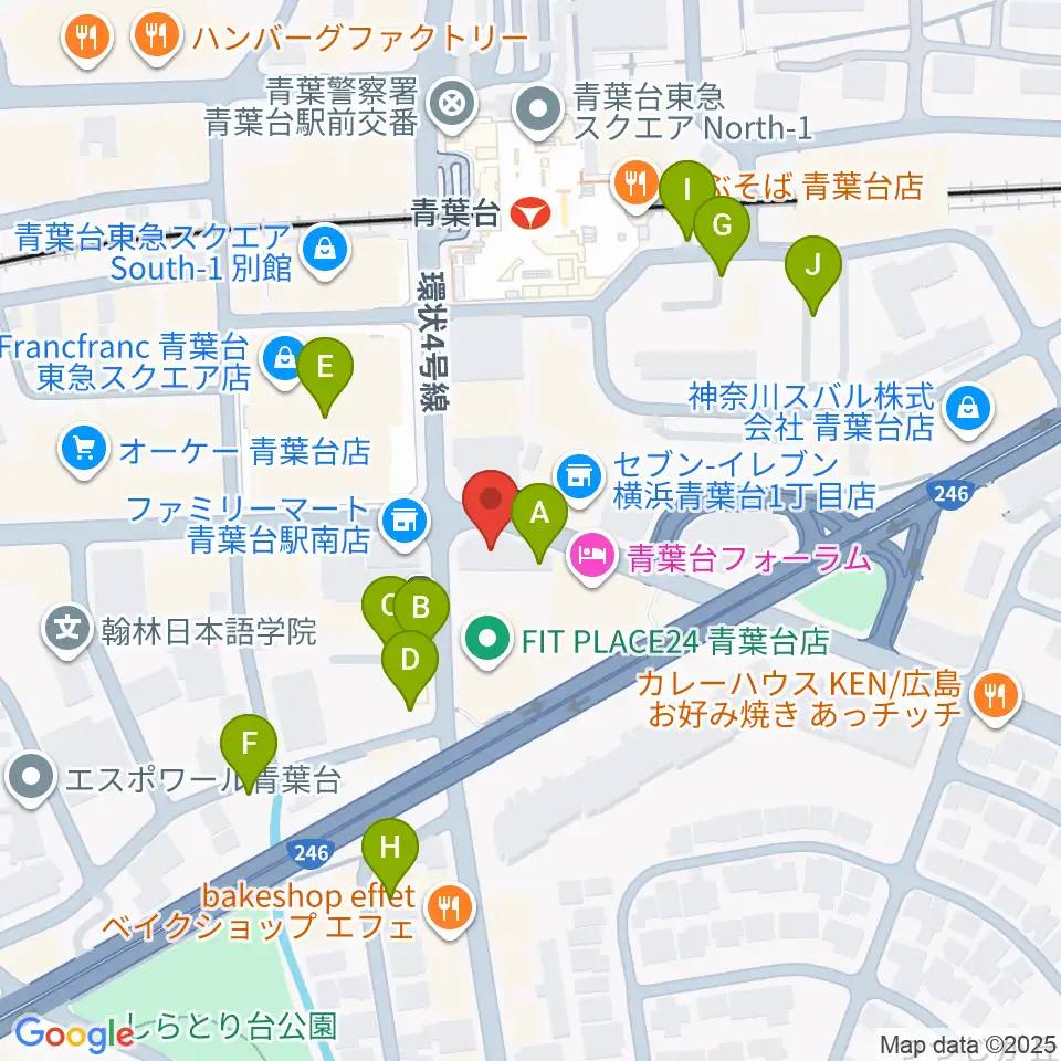 井桁ギター教室周辺の駐車場・コインパーキング一覧地図