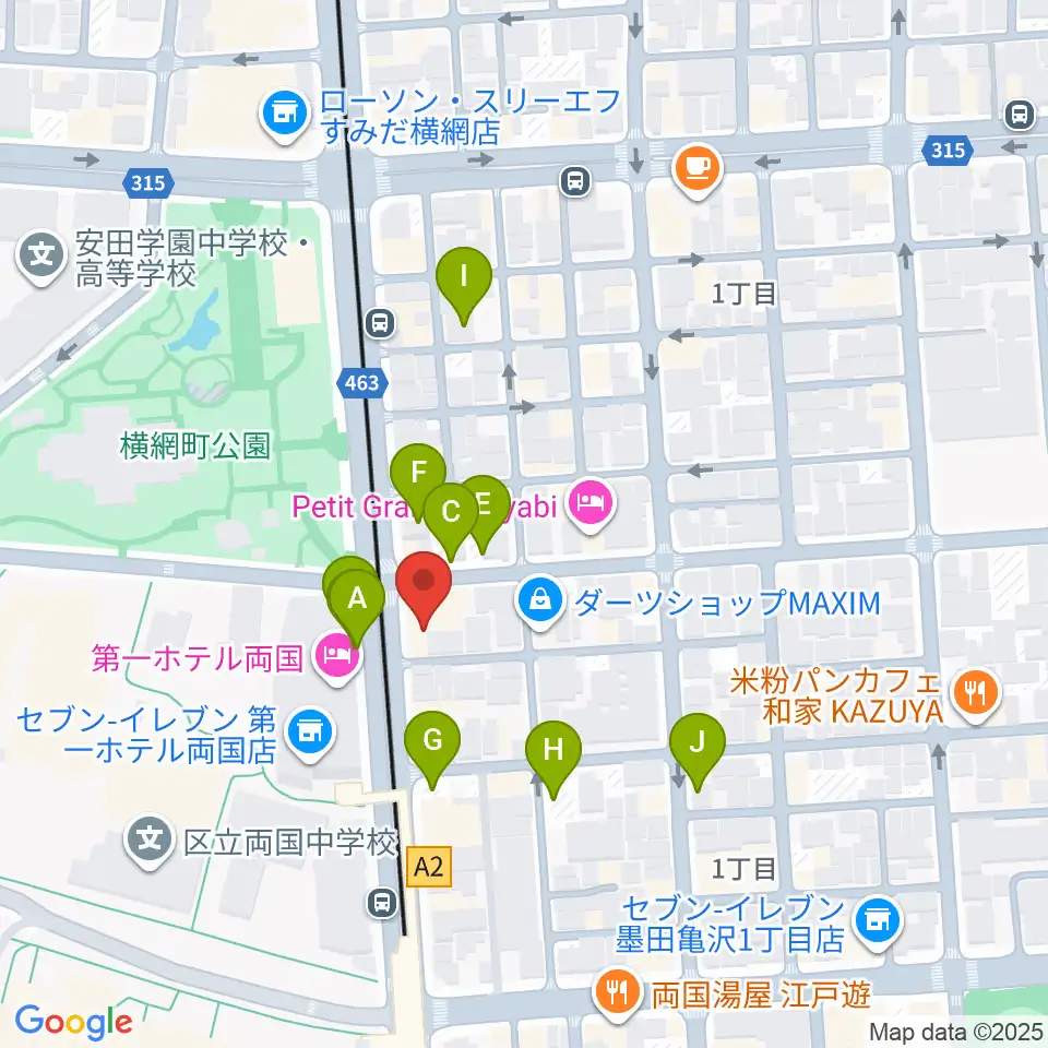 る・みゅう音楽教室周辺の駐車場・コインパーキング一覧地図