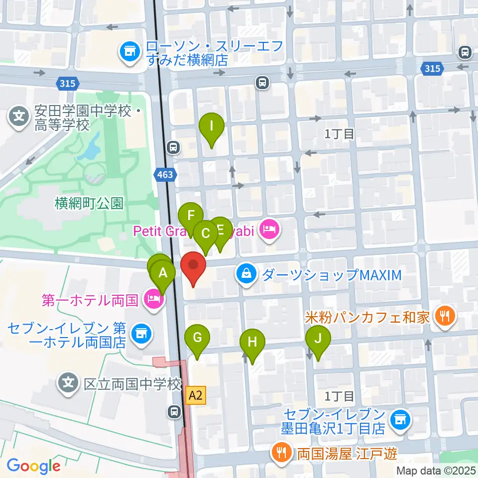 る・みゅう音楽教室周辺の駐車場・コインパーキング一覧地図