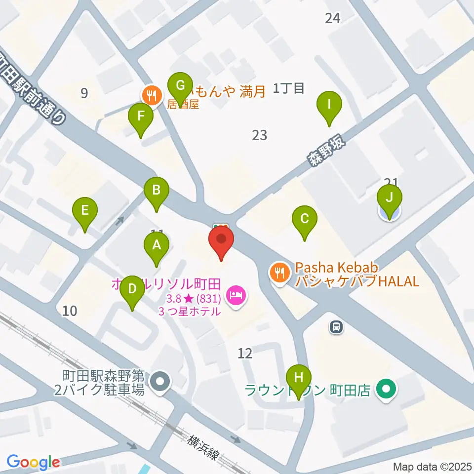 弦楽器工房シゲッティ周辺の駐車場・コインパーキング一覧地図