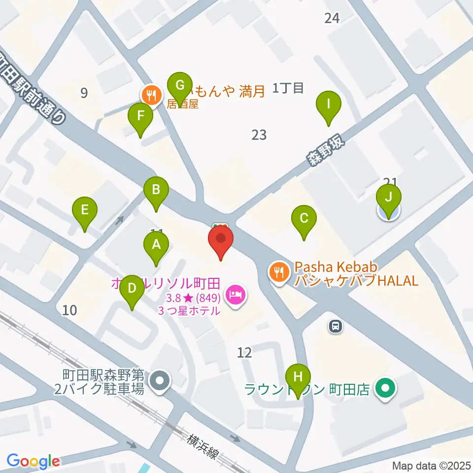 弦楽器工房シゲッティ周辺の駐車場・コインパーキング一覧地図