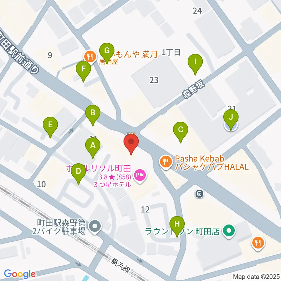 弦楽器工房シゲッティ周辺の駐車場・コインパーキング一覧地図