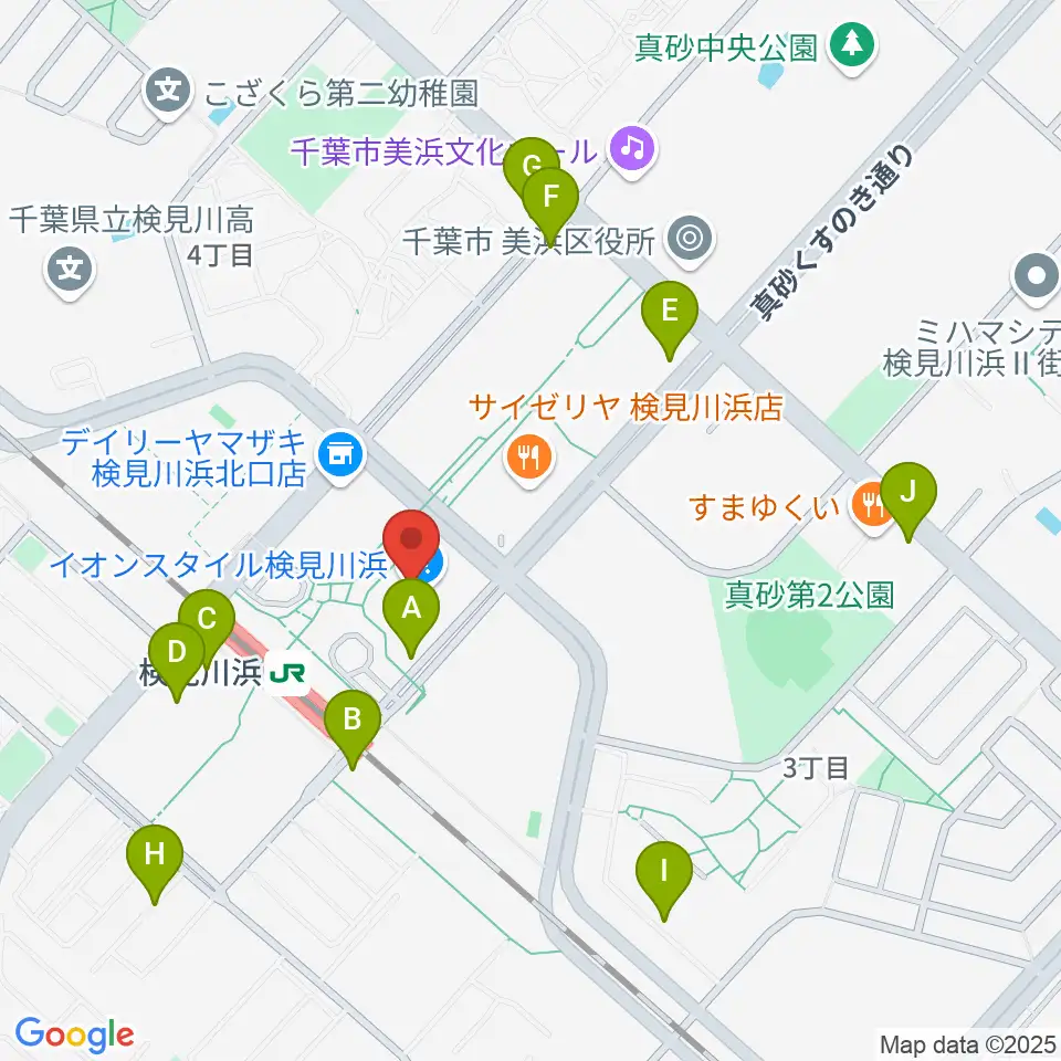 美浜カルチャーセンター周辺の駐車場・コインパーキング一覧地図