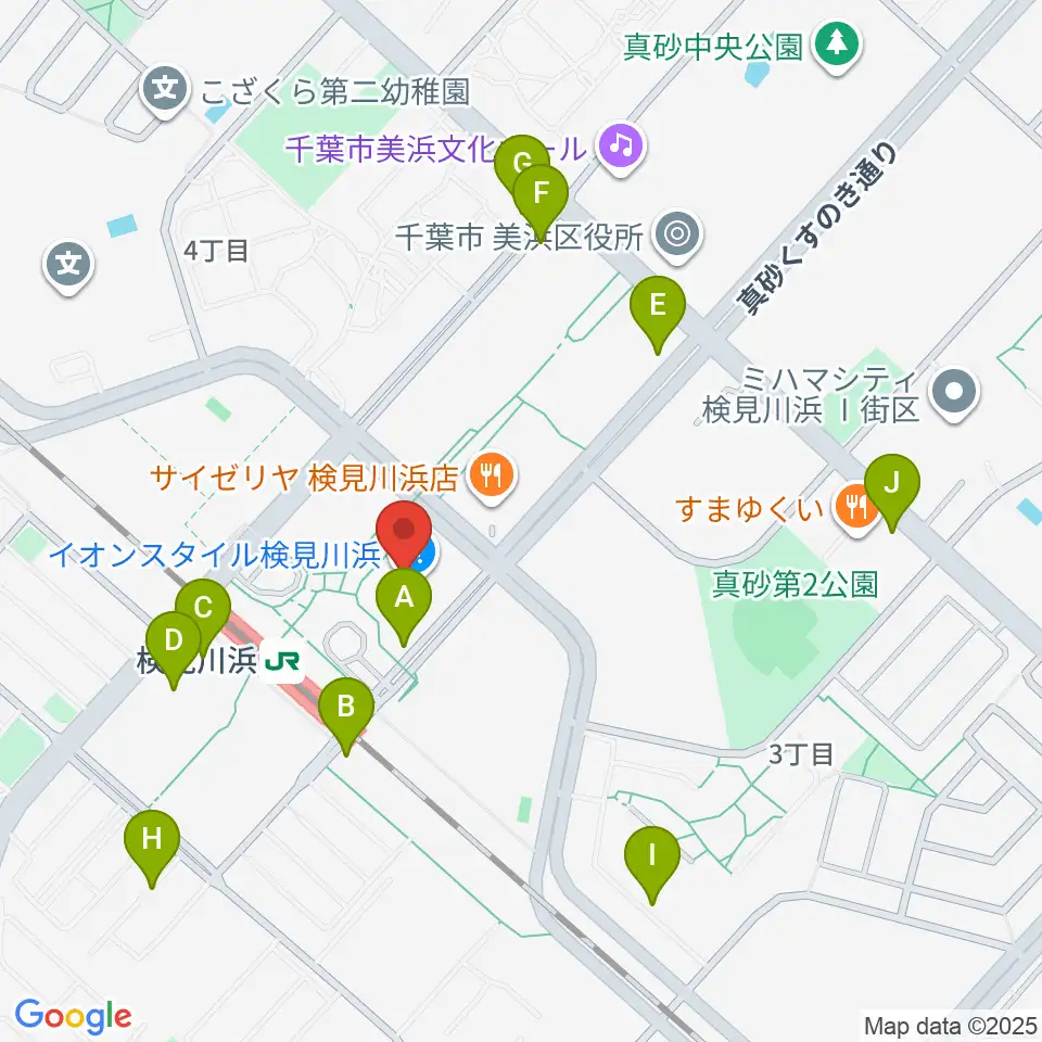 美浜カルチャーセンター周辺の駐車場・コインパーキング一覧地図