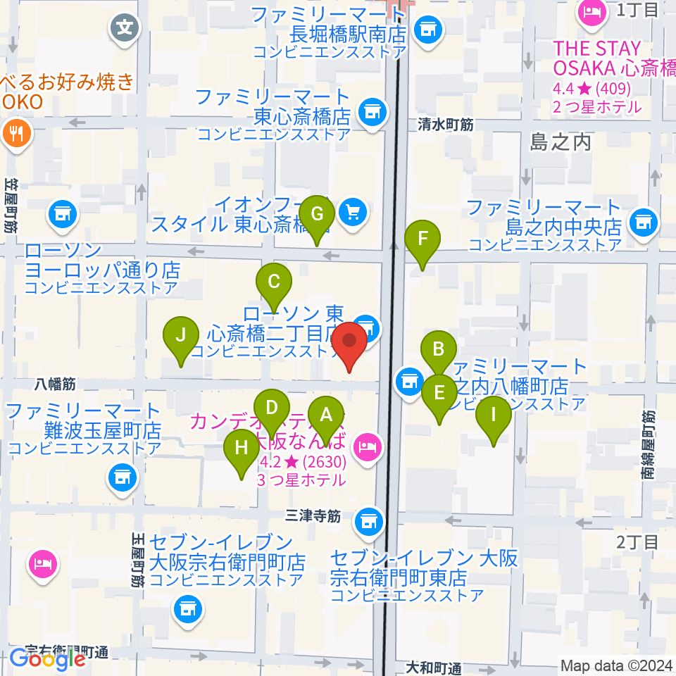 DOORS in HEAVEN周辺の駐車場・コインパーキング一覧地図