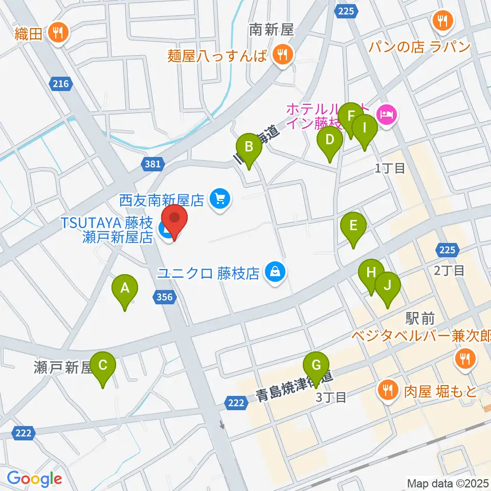 すみやグッディ藤枝店周辺の駐車場・コインパーキング一覧地図