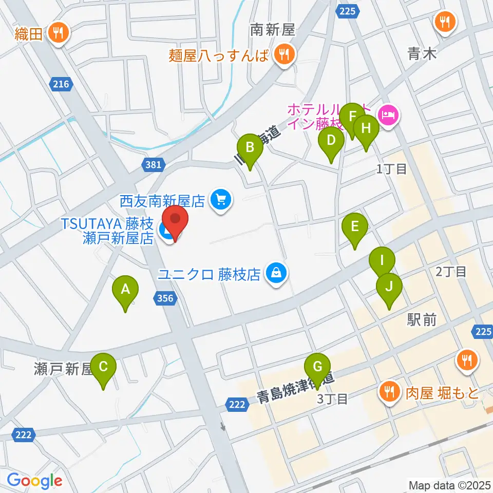 すみやグッディ藤枝店周辺の駐車場・コインパーキング一覧地図