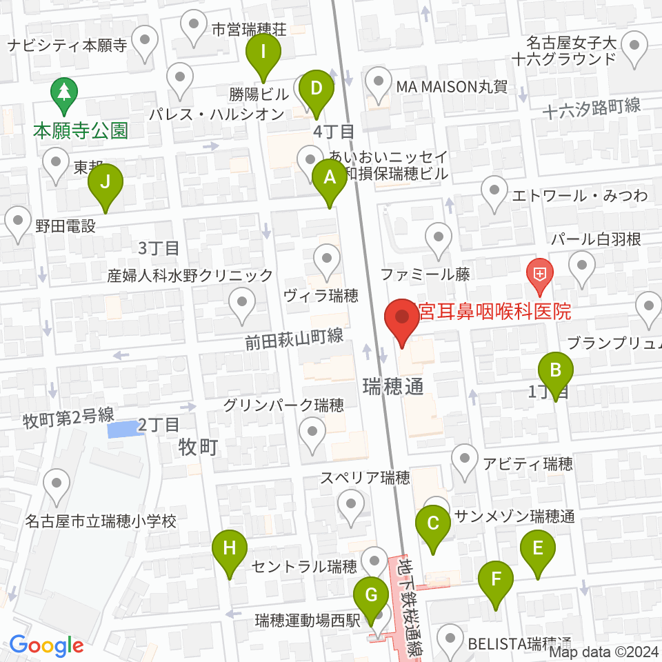 レコーディングスタジオ リカレンス周辺の駐車場・コインパーキング一覧地図