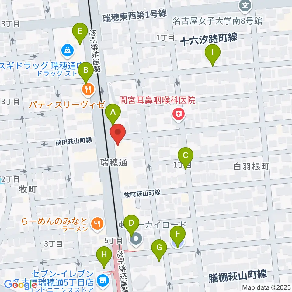 レコーディングスタジオ リカレンス周辺の駐車場・コインパーキング一覧地図