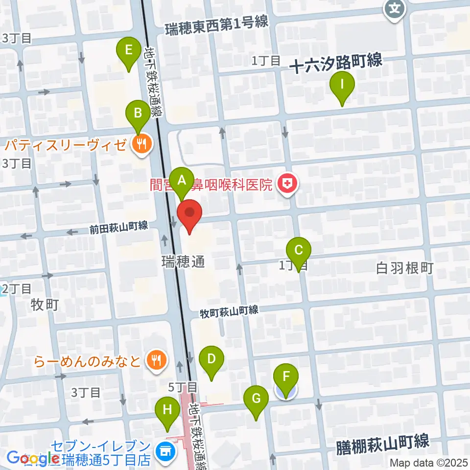 レコーディングスタジオ リカレンス周辺の駐車場・コインパーキング一覧地図