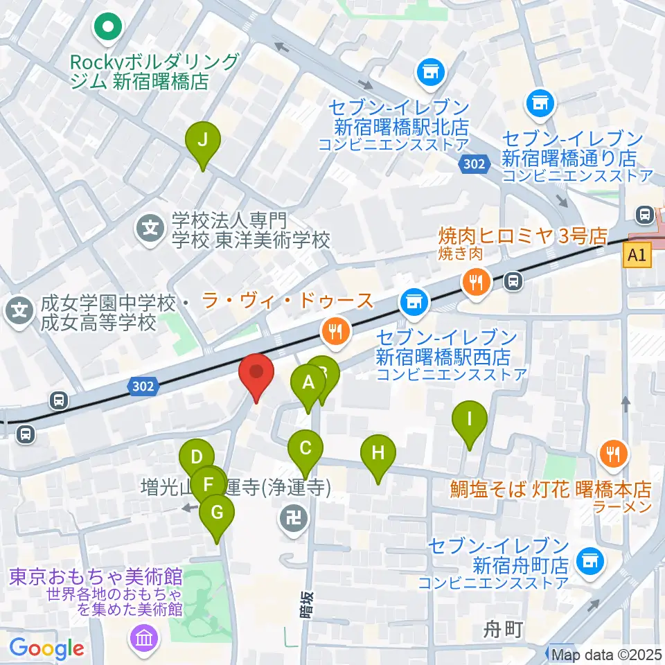 曙橋JAZZBAR FILL IN周辺の駐車場・コインパーキング一覧地図