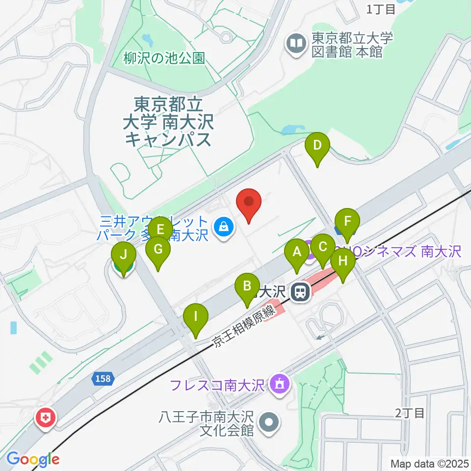 TAMAカルチャーカレッジ周辺の駐車場・コインパーキング一覧地図
