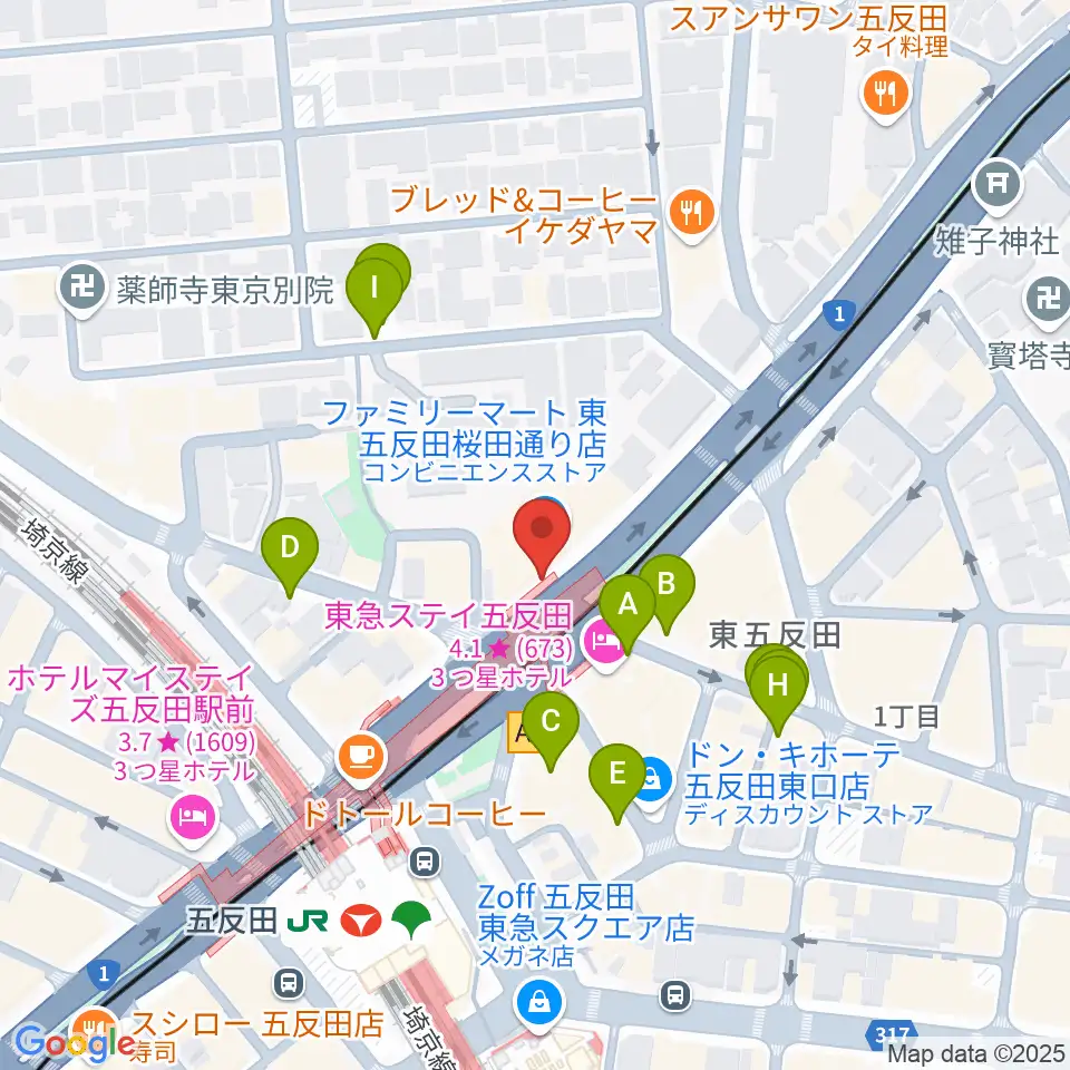 東京デザインセンター・ガレリアホール周辺の駐車場・コインパーキング一覧地図