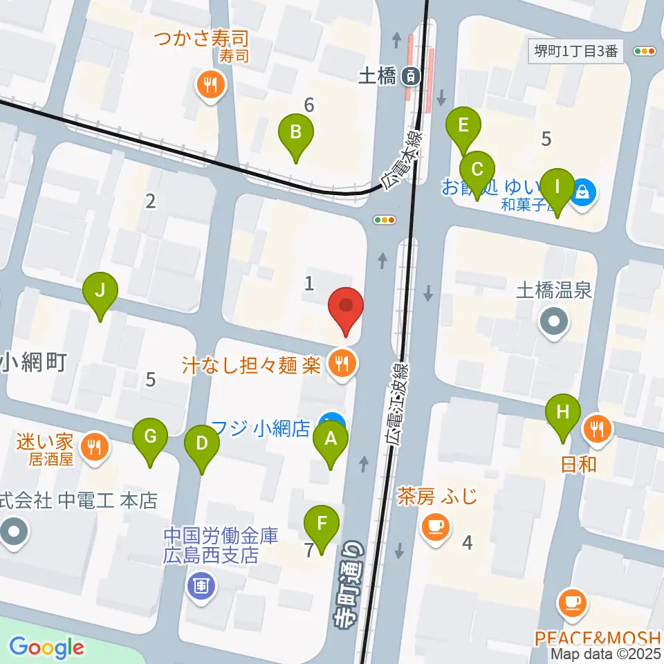 スタジオG周辺の駐車場・コインパーキング一覧地図