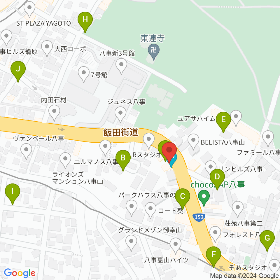 オサスタ周辺の駐車場・コインパーキング一覧地図