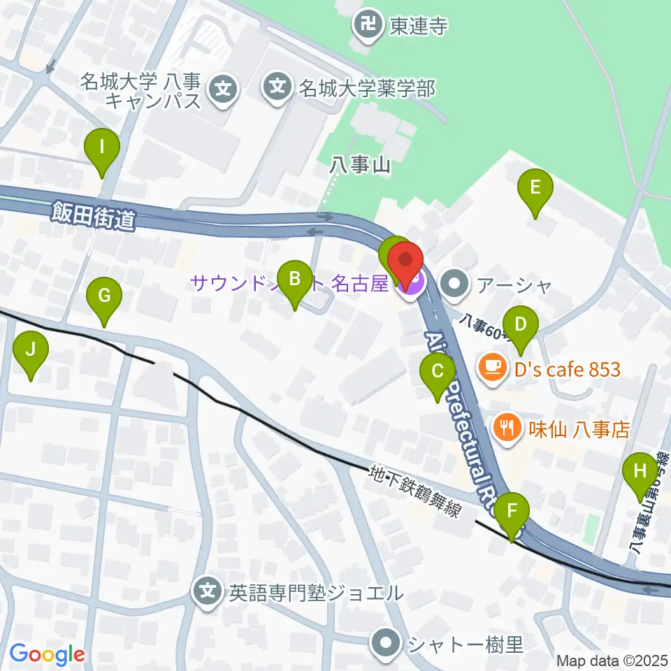 オサスタ周辺の駐車場・コインパーキング一覧地図