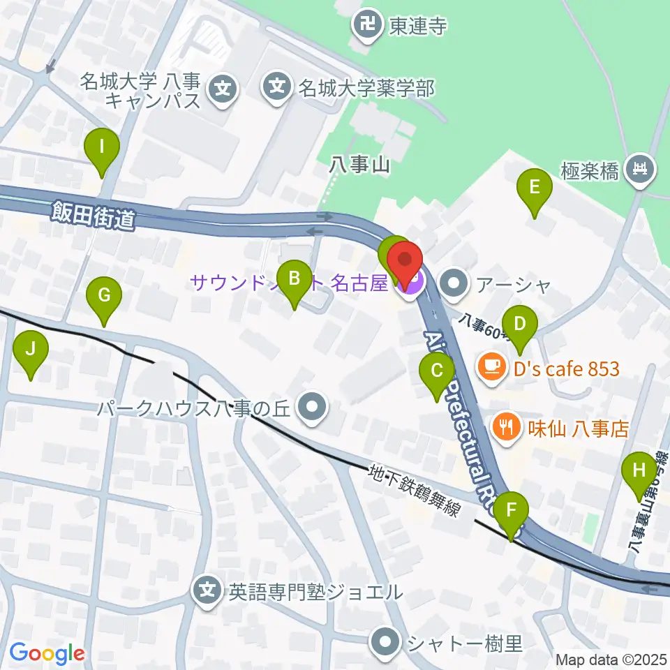 オサスタ周辺の駐車場・コインパーキング一覧地図