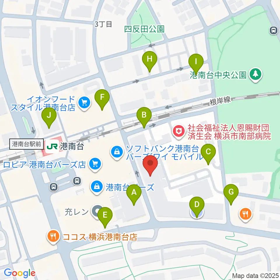 バーズカルチャーセンター周辺の駐車場・コインパーキング一覧地図