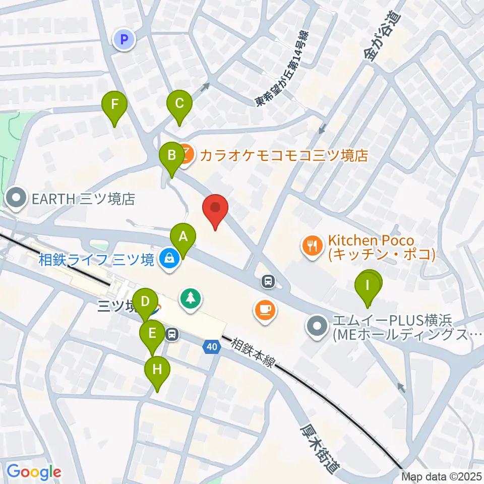 三ツ境カルチャーセンター周辺の駐車場・コインパーキング一覧地図