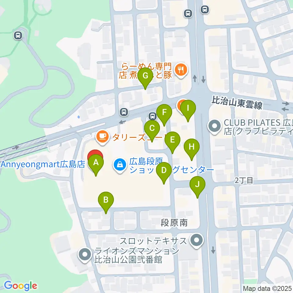 広島カルチャーセンター周辺の駐車場・コインパーキング一覧地図