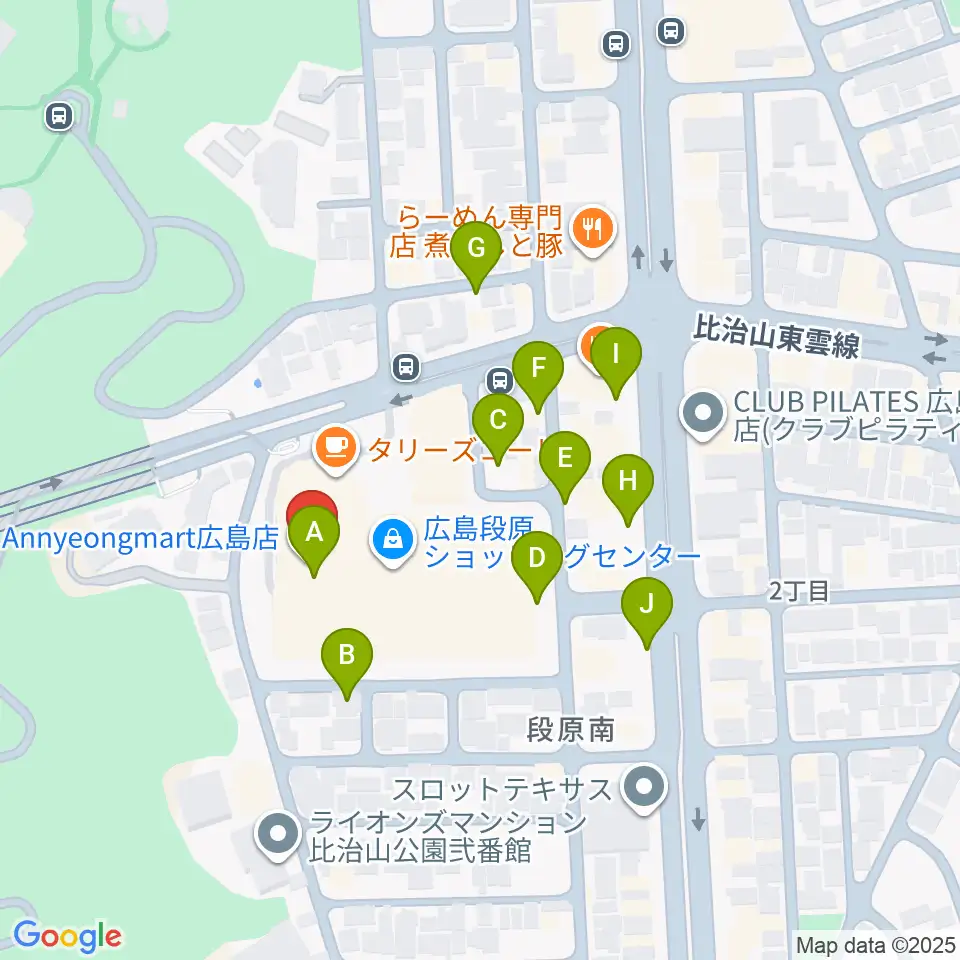 広島カルチャーセンター周辺の駐車場・コインパーキング一覧地図