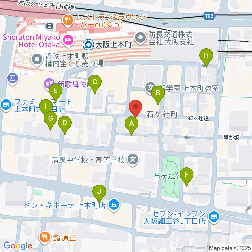 MUSICA VITA音楽教室周辺の駐車場・コインパーキング一覧地図