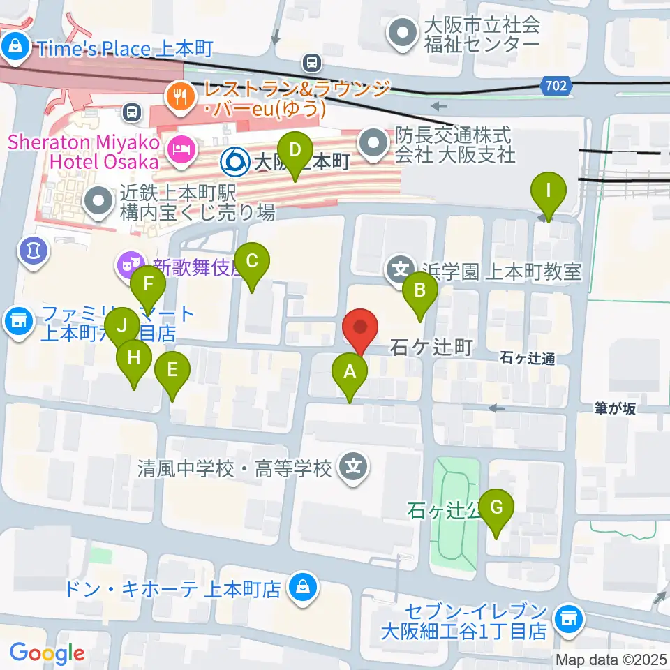 MUSICA VITA音楽教室周辺の駐車場・コインパーキング一覧地図