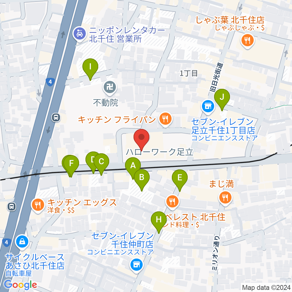 天空劇場周辺の駐車場・コインパーキング一覧地図