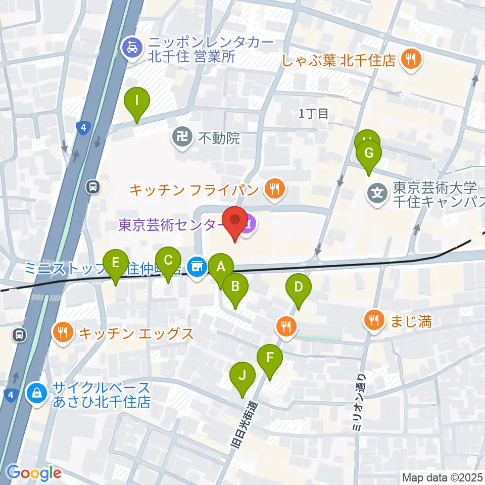天空劇場周辺の駐車場・コインパーキング一覧地図