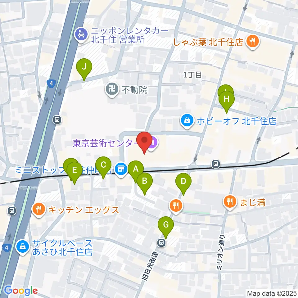天空劇場周辺の駐車場・コインパーキング一覧地図