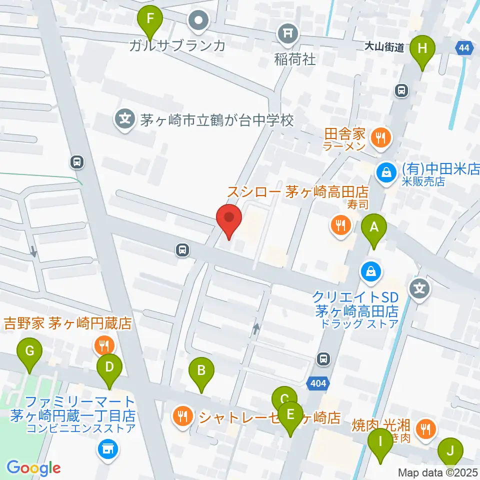 長谷川楽器店 鶴が台センター周辺の駐車場・コインパーキング一覧地図