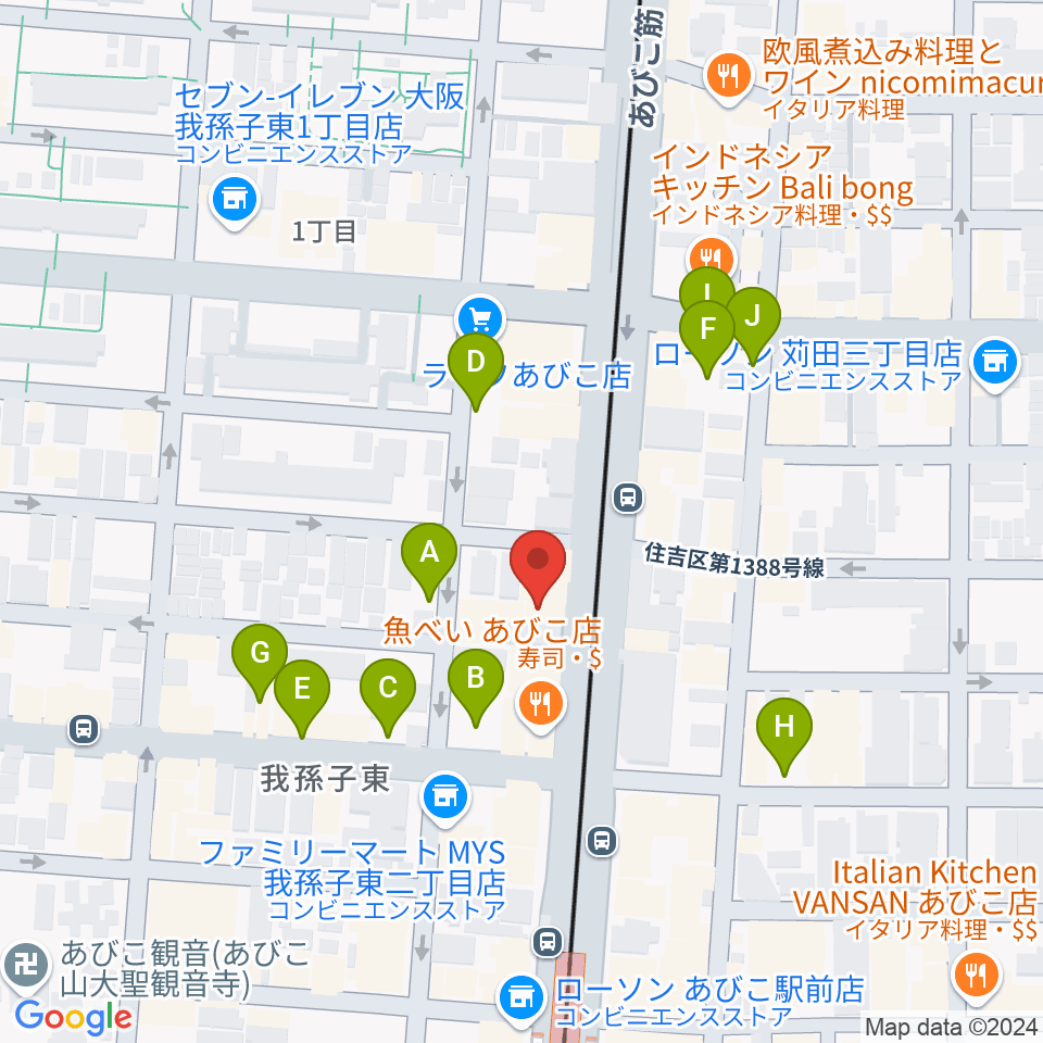 Live Bar BEAT IN周辺の駐車場・コインパーキング一覧地図