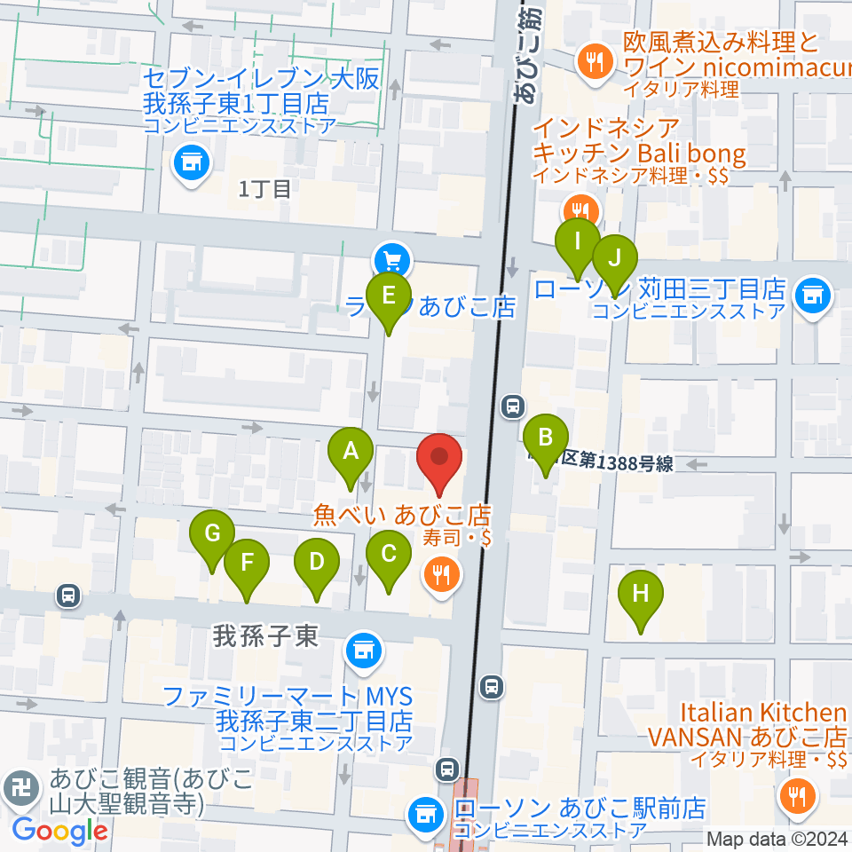 Live Bar BEAT IN周辺の駐車場・コインパーキング一覧地図