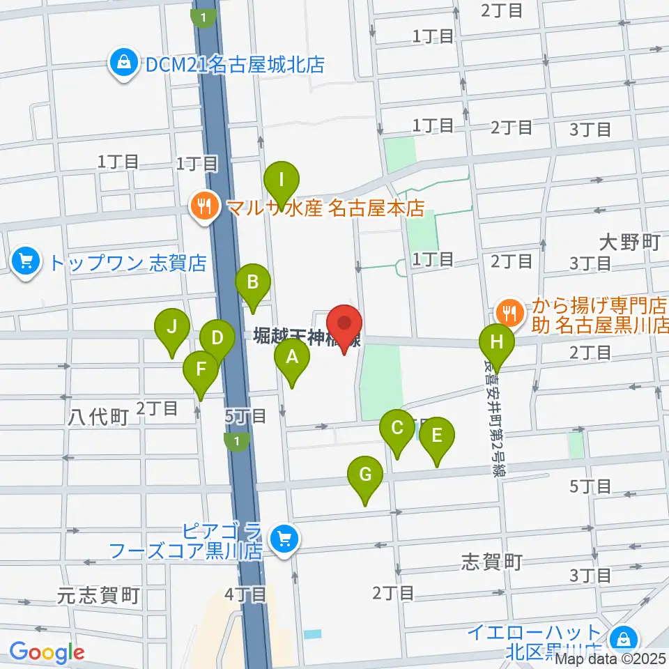 北文化小劇場周辺の駐車場・コインパーキング一覧地図