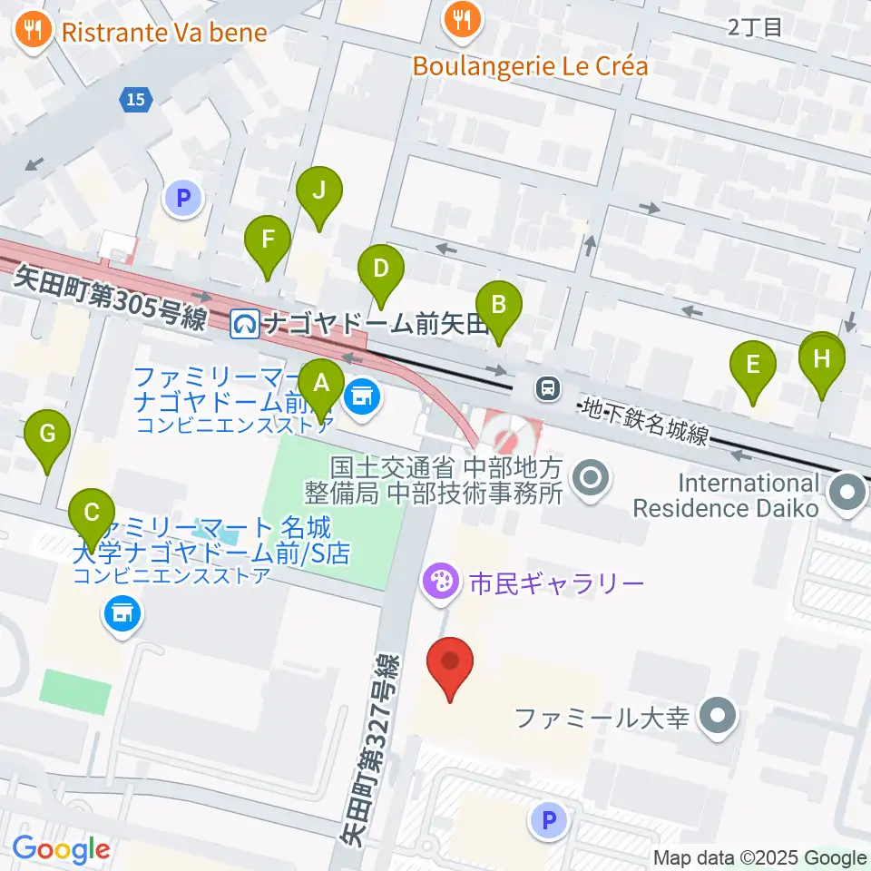 東文化小劇場周辺の駐車場・コインパーキング一覧地図