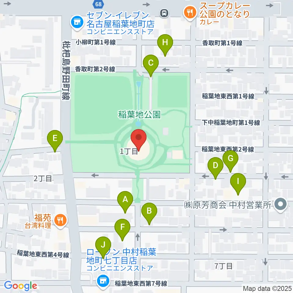 演劇練習館 アクテノン周辺の駐車場・コインパーキング一覧地図