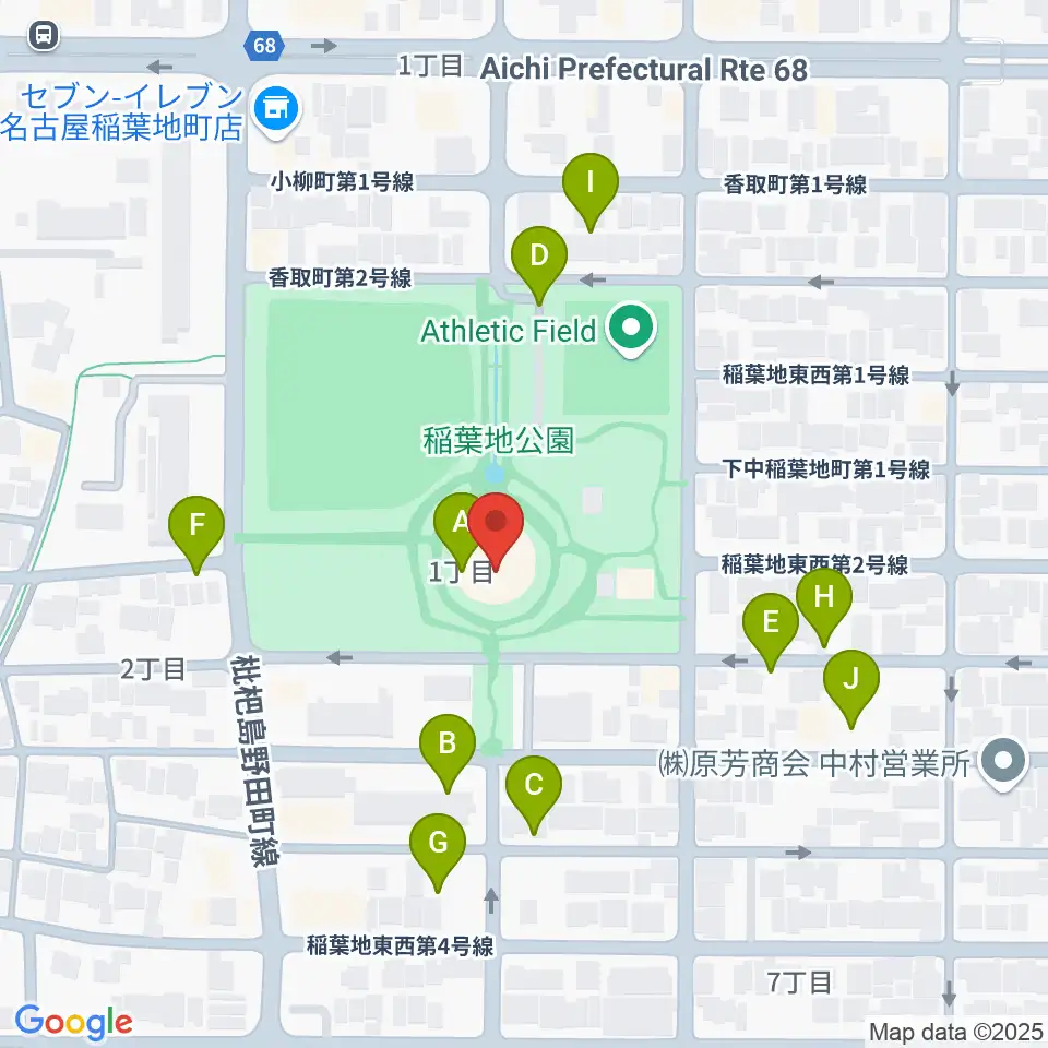 演劇練習館 アクテノン周辺の駐車場・コインパーキング一覧地図