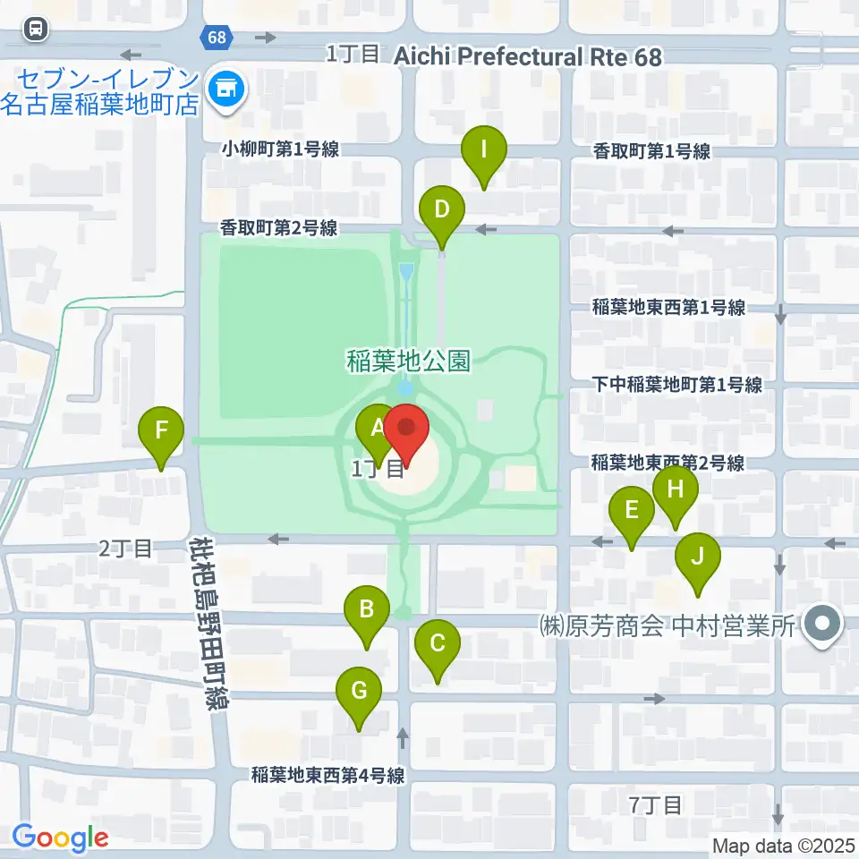 演劇練習館 アクテノン周辺の駐車場・コインパーキング一覧地図